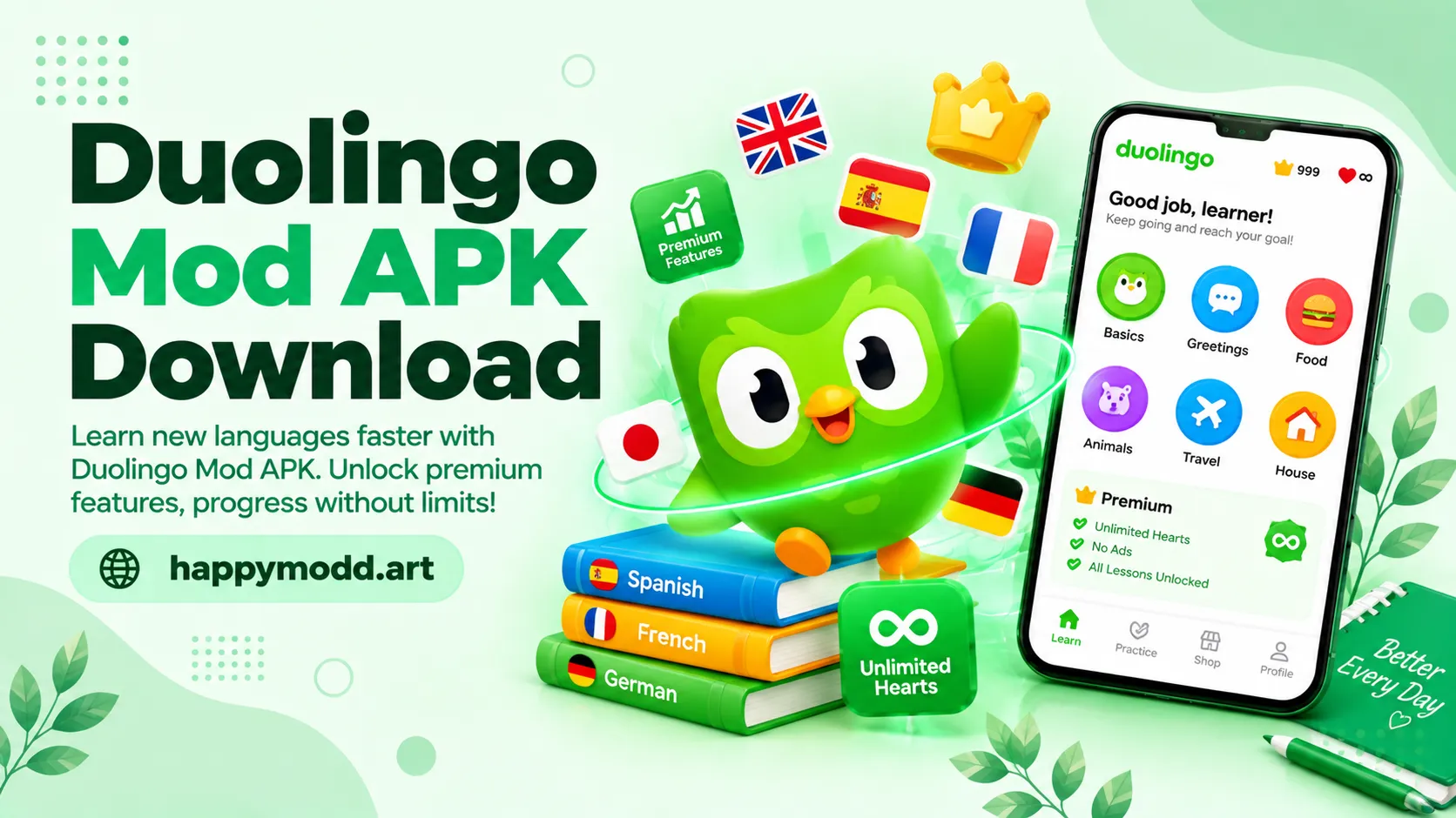 duolingo mod apk